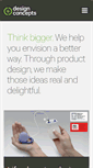 Mobile Screenshot of design-concepts.com