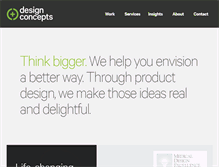 Tablet Screenshot of design-concepts.com